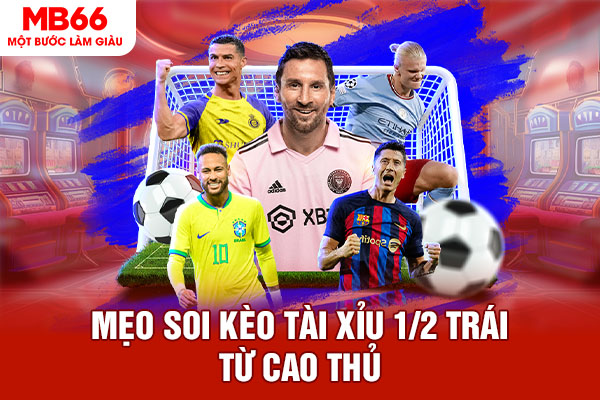 Mẹo soi kèo tài xỉu 1/2 trái từ cao thủ